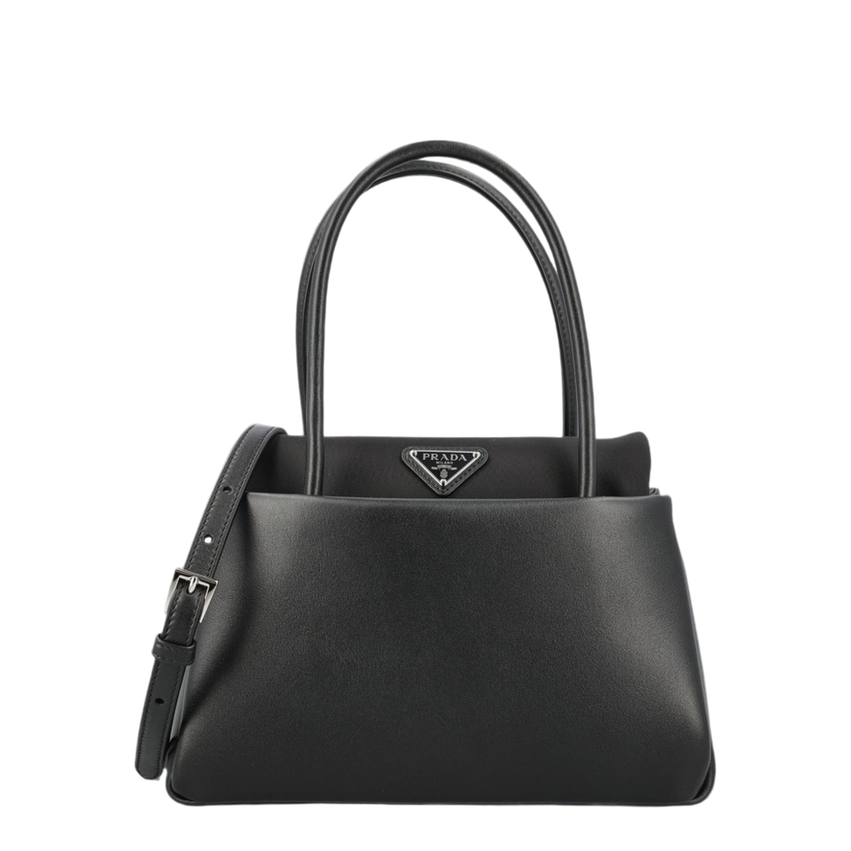Prada Calf Leather Handbag - Black