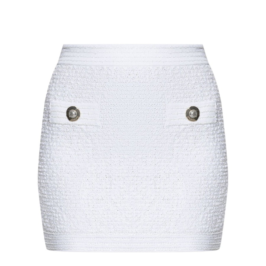 Shorts Tweed Skirt with Applications