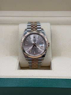 Rolex | Datejust | 126331 | Rose gold | 41 mm | Gold/Steel | Bronze | Automatic