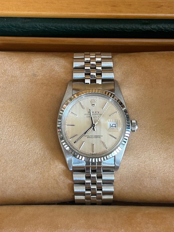 Rolex | Datejust | 16014 | Steel | 36 mm | Steel | Champagne | Automatic