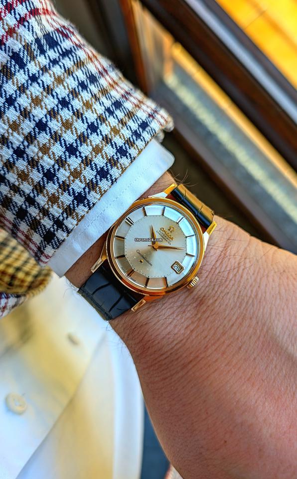 Omega Constellation De Luxe Pie Pan Rose Gold 18kt 0.750 RARE