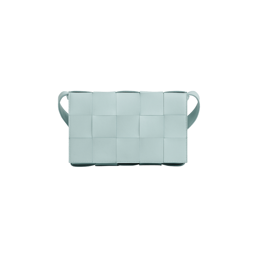 Bottega Veneta Padded Cassette Bag Teal Washed/Silver