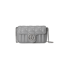 Gucci GG Marmont Super Mini Bag Deep Grey