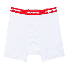 Supreme x Hanes Boxer Briefs (4 Pack) White