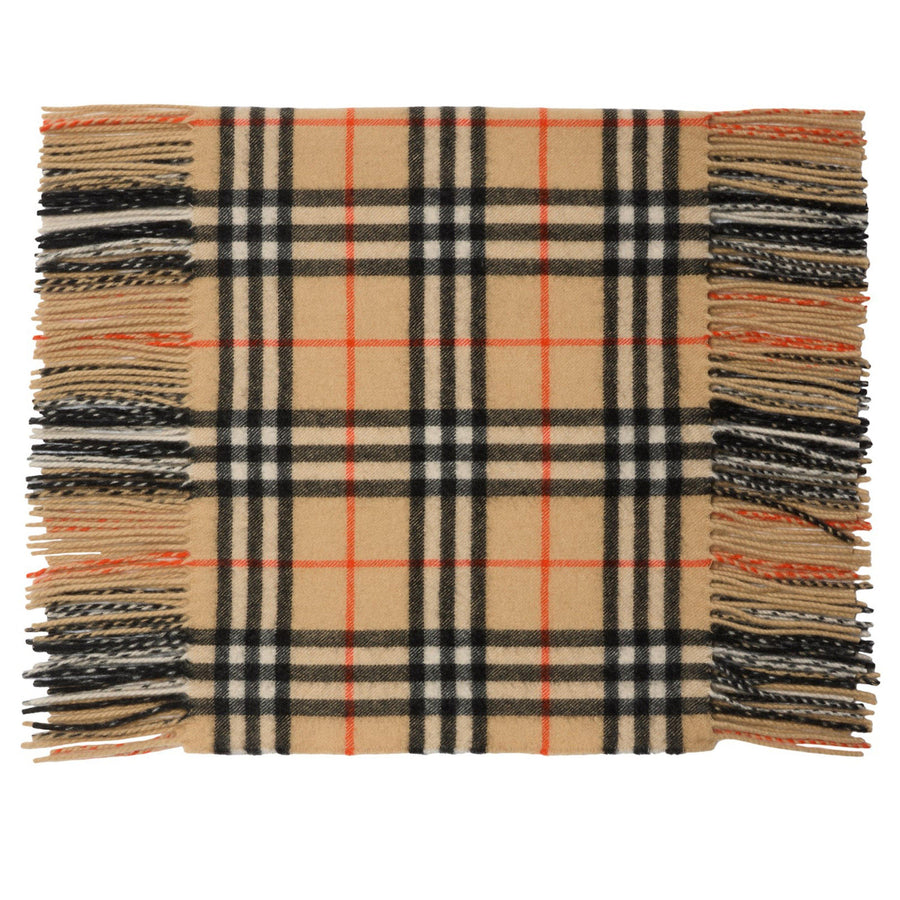 Check Cashmere Midweight Scarf