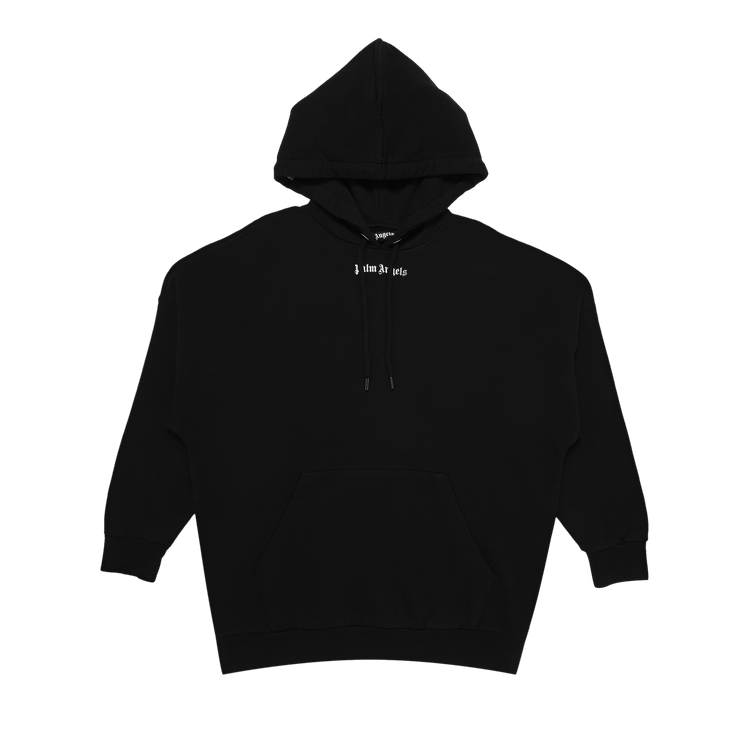 Palm Angels Classic Logo Over Hoodie Black/White