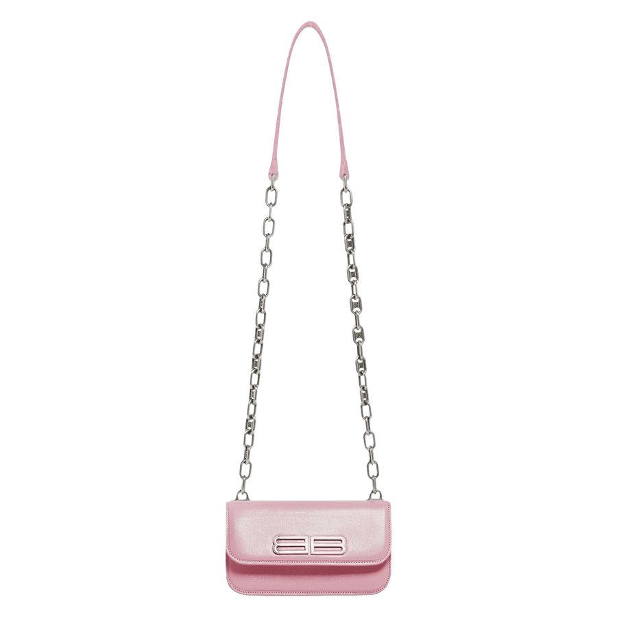 Balenciaga Gossip XS Bag With Chain Pink