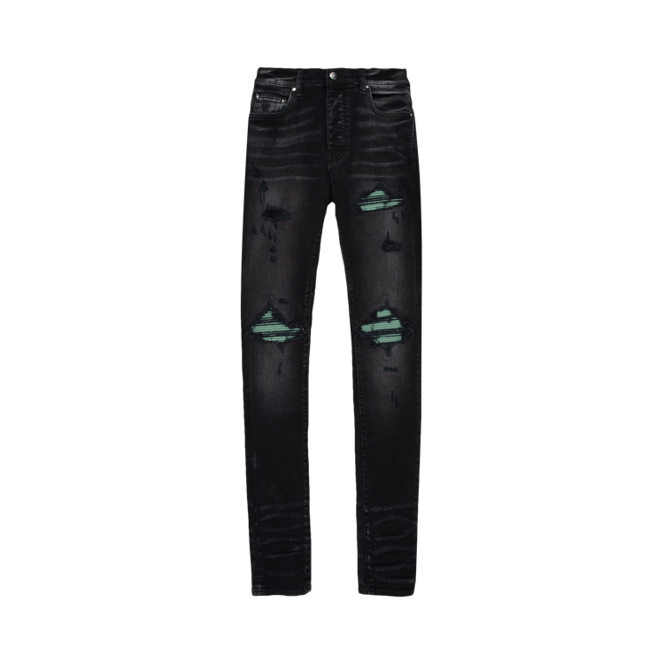 Amiri Ultra Suede MX1 Jean Aged Black