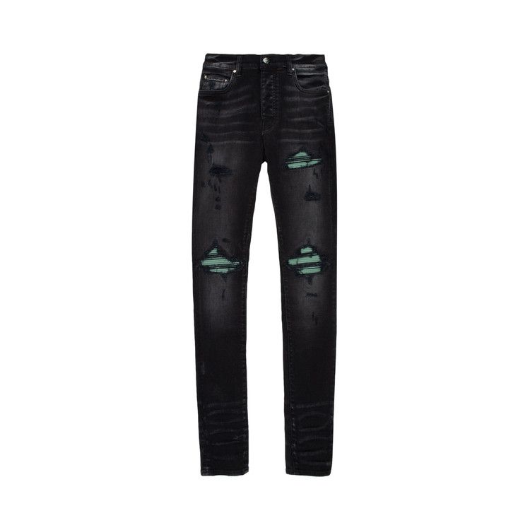 Amiri Ultra Suede MX1 Jean Aged Black