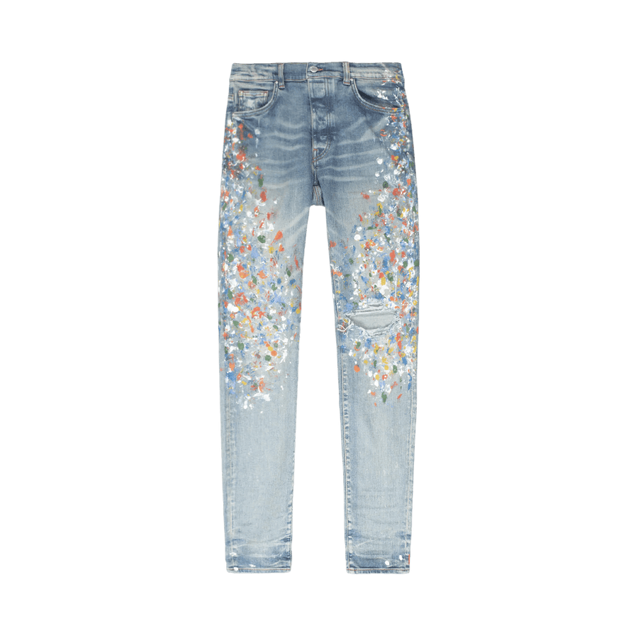 Amiri Skinny Painter Jean Clay Indigo