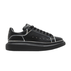 Alexander McQueen Oversized Sneaker Black Silver Holo