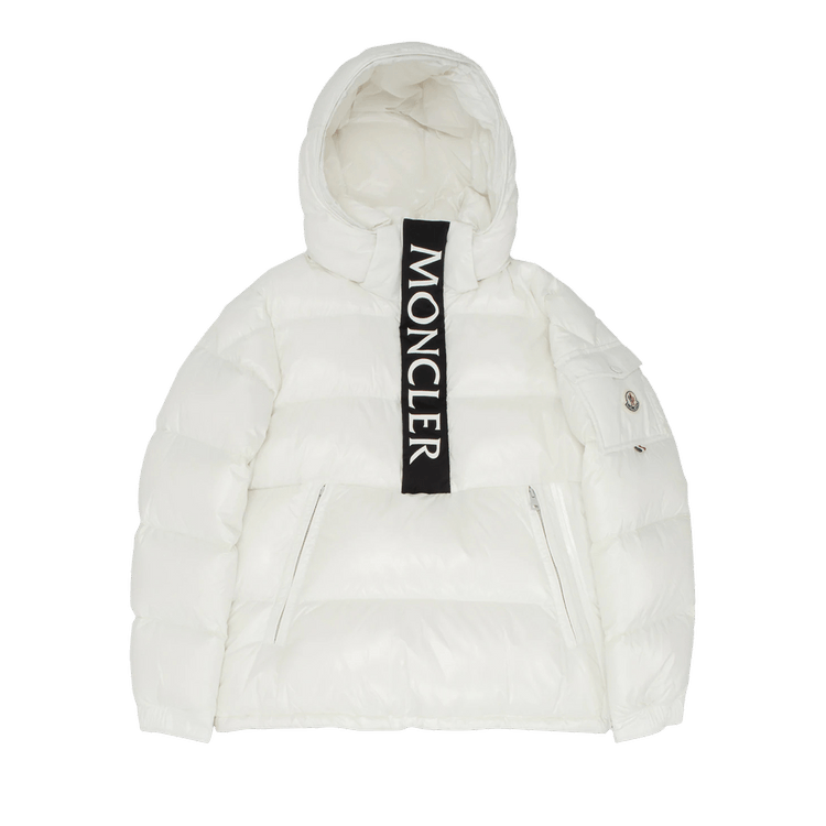 Moncler Maury Shiny Puffer Jacket White