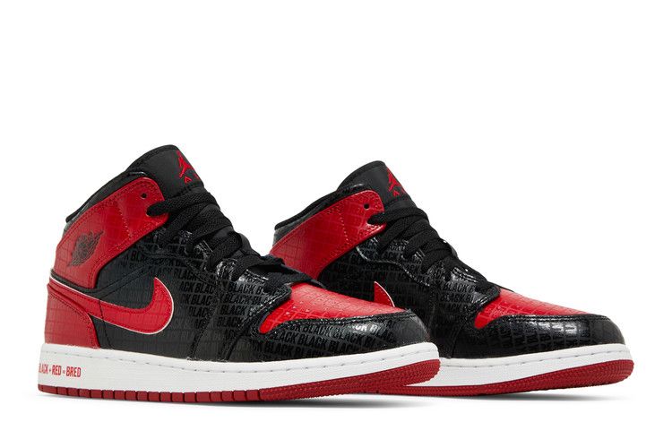 Jordan 1 Mid Bred Text GS