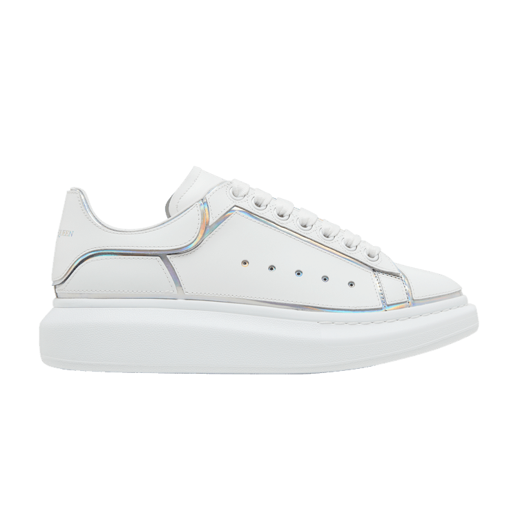 Alexander McQueen Oversized Sneaker White Silver