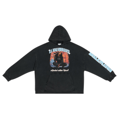 Balenciaga Music Aya Nakamura Merch Hoodie Wide Fit Black