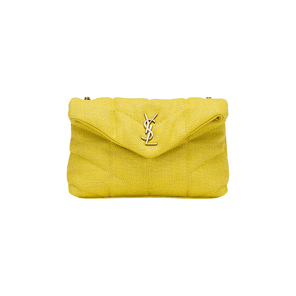 Saint Laurent Puffer Toy Bag Lemon Pie