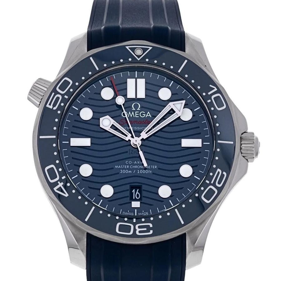 Omega Seamaster Diver 300 MBlue wave Blue dial 42mm 210.32.42.20.03.001