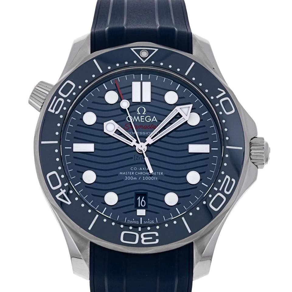 Omega Seamaster Diver 300 MBlue wave Blue dial 42mm 210.32.42.20.03.001