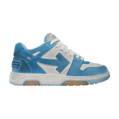 Off-White Out of Office White Light Blue Suede