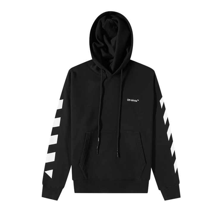 Off-White Diag Helvetica Over Hoodie Black/White