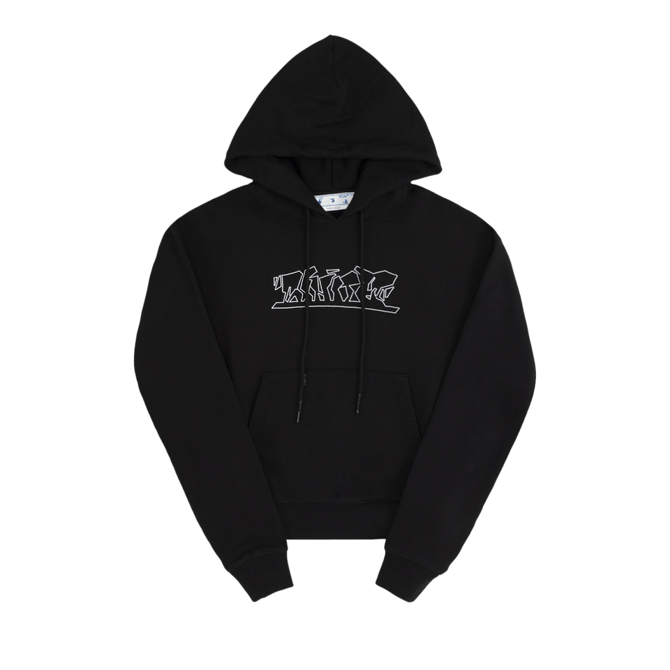 Off-White Figure Of Speech Over Hoodie Black/White