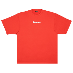 Balenciaga Technical Mesh Swim T-Shirt Red