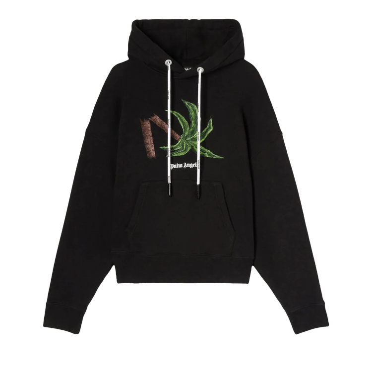Palm Angels Broken Palm Hoodie Black/Green