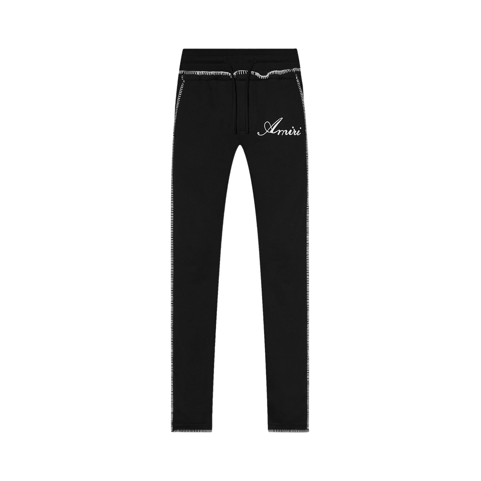 Amiri Stitch Flare Trouser Black