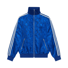 Gucci x adidas GG Trefoil Jacquard Jacket Cobalt Blue