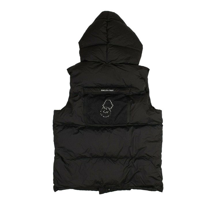 Moncler Kyle Gilet Logo Puffer Vest Black