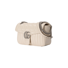 Gucci GG Marmont Small Shoulder Bag White