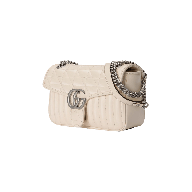 Gucci GG Marmont Small Shoulder Bag White