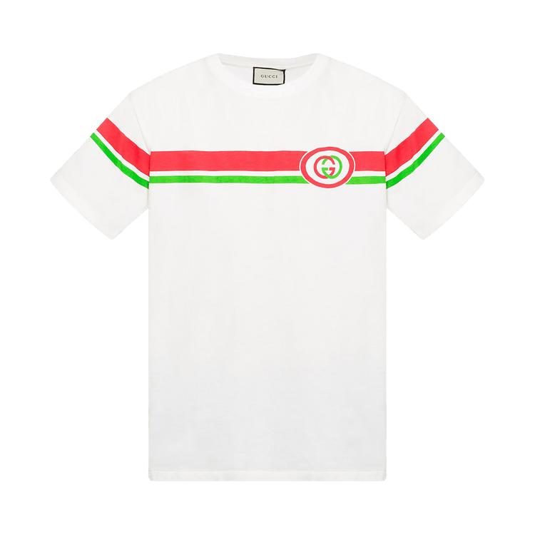 Gucci Logo Crew neck T-Shirt White