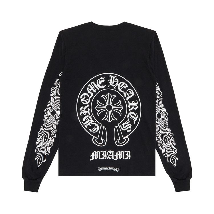 Chrome Hearts Miami Exclusive Long-Sleeve T-Shirt Black/White