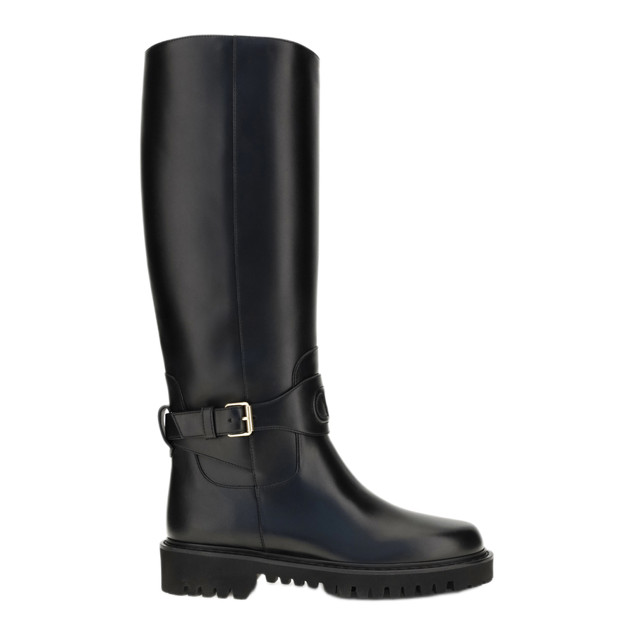 Valentino Vlogo Signature Calfskin High Boots