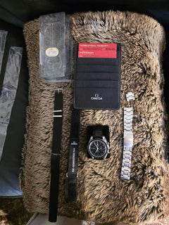 Omega Speedmaster Professional Moonwatch Fullset neu mit 4 ( Armbändern