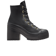 Wmns Chuck 70 De Luxe Heel Platform High 'Black Light Gold'