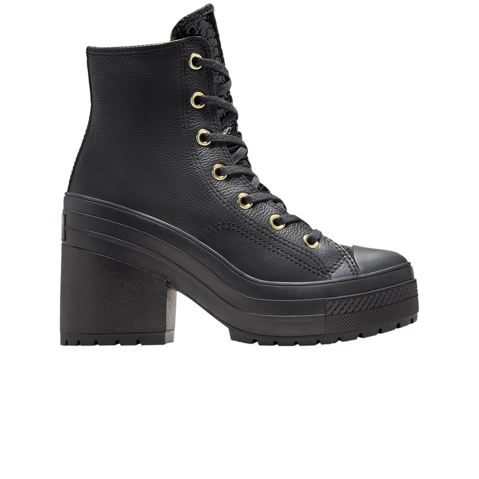 Wmns Chuck 70 De Luxe Heel Platform High 'Black Light Gold'