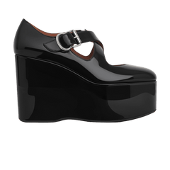 Alaïa Wmns Criss Cross Wedge 'Patent Black'