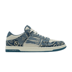 Amiri Skel Top Low Bandana Jacquard - Denim