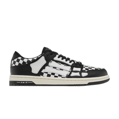 Amiri Skel Top Low Checkered - Black White