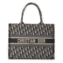 Christian Dior Oblique Jacquard Medium Book Tote