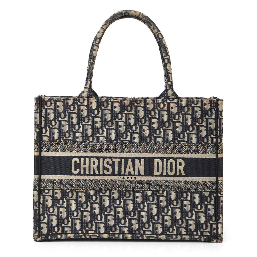 Christian Dior Oblique Jacquard Medium Book Tote
