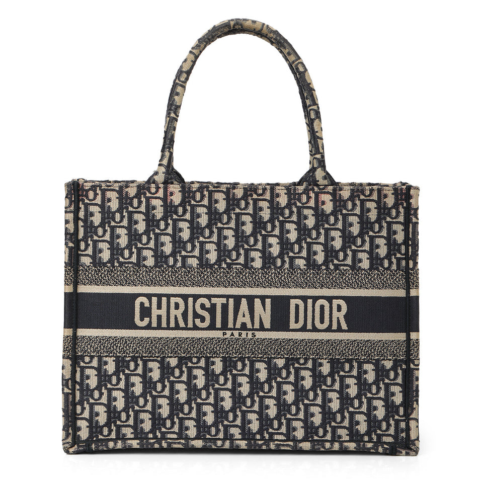 Christian Dior Oblique Jacquard Medium Book Tote