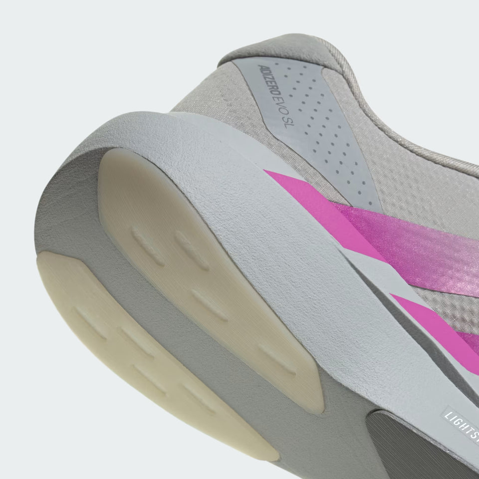 Adidas Adizero Evo SL Grey Lucid Fuchsia (W)