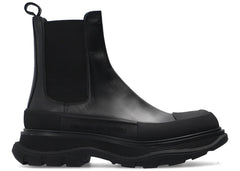 Alexander Mcqueen Chelsea Tread Ankle Boot Black (Women'S)