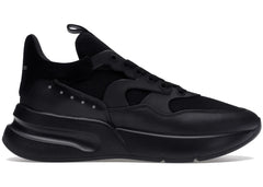 Alexander Mcqueen Oversized Runner Black Silver