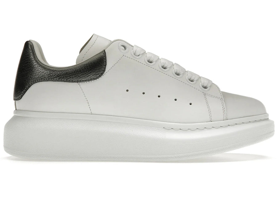 Alexander Mcqueen Oversized White Metallic