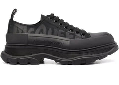 Alexander Mcqueen Tread Slick Low Lace Up Black