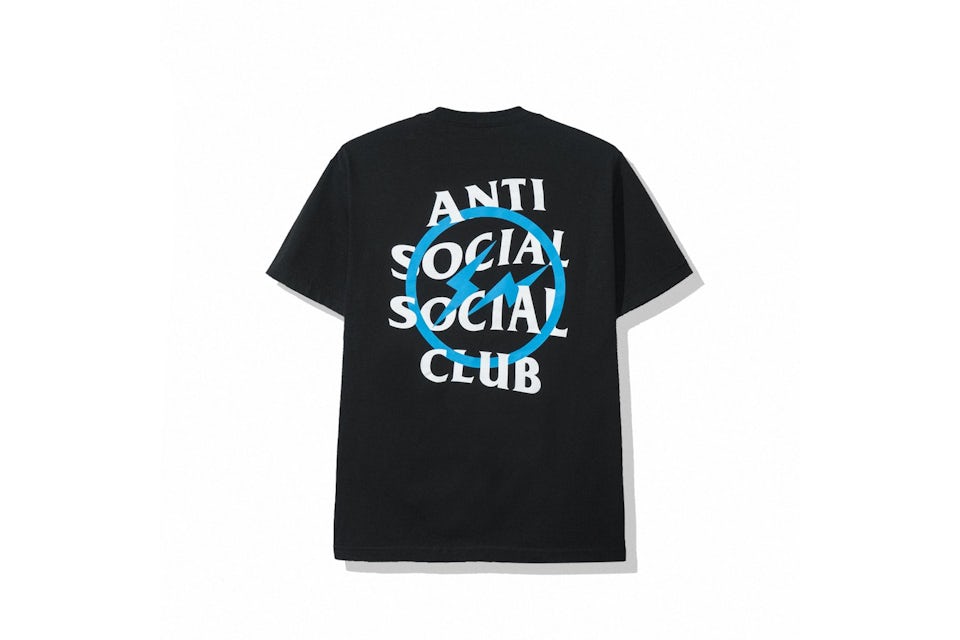 Anti Social Social Club x Fragment Blue Bolt T-Shirt